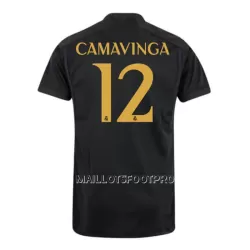Maillot Real Madrid Camavinga 12 Homme Third 2023-24 Maillot Real Madrid Camavinga 12 Homme Third 2023-24
