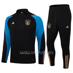 Allemagne Ensemble Sweat d'Entraînement Homme 2023-24 Quart-Zip Noire Allemagne Ensemble Sweat d'Entraînement Homme 2023-24 Quart-Zip Noire