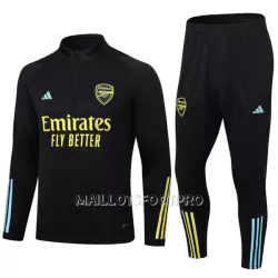 Arsenal Ensemble Sweat d'Entraînement Homme 2023-24 Quart-Zip Noire Arsenal Ensemble Sweat d'Entraînement Homme 2023-24 Quart-Zip Noire