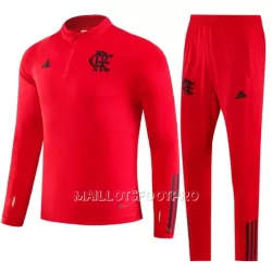 CR Flamengo Ensemble Sweat d'Entraînement Homme 2023-24 Quart-Zip Rouge CR Flamengo Ensemble Sweat d'Entraînement Homme 2023-24 Quart-Zip Rouge
