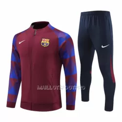 FC Barcelone Ensemble Vestes d'Entraînement Homme 2023-24 Quart-Zip Rouge FC Barcelone Ensemble Vestes d'Entraînement Homme 2023-24 Quart-Zip Rouge