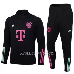FC Bayern Munich Ensemble Sweat d'Entraînement Homme 2023-24 Quart-Zip Noire FC Bayern Munich Ensemble Sweat d'Entraînement Homme 2023-24 Quart-Zip Noire