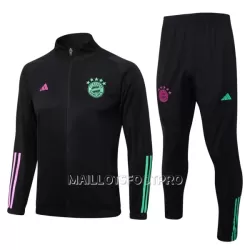 FC Bayern Munich Ensemble Vestes d'Entraînement Homme 2023-24 Noire FC Bayern Munich Ensemble Vestes d'Entraînement Homme 2023-24 Noire