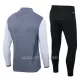 Inter Miami CF Ensemble Sweat d'Entraînement Homme 2023-24 Quart-Zip Gris