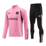 Inter Miami CF Ensemble Sweat d'Entraînement Homme 2023-24 Quart-Zip Rose