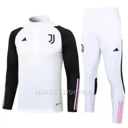 Juventus Ensemble Sweat d'Entraînement Homme 2023-24 Quart-Zip Blanche Juventus Ensemble Sweat d'Entraînement Homme 2023-24 Quart-Zip Blanche