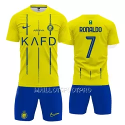 Maillot AL NASSR Ronaldo 7 Enfant Domicile 2023-24 Maillot AL NASSR Ronaldo 7 Enfant Domicile 2023-24