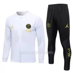 Paris Saint-Germain Ensemble Vestes d'Entraînement Homme 2023-24 Blanche Paris Saint-Germain Ensemble Vestes d'Entraînement Homme 2023-24 Blanche