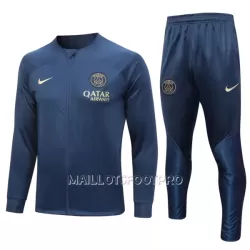 Paris Saint-Germain Ensemble Vestes d'Entraînement Homme 2023-24 Bleue Paris Saint-Germain Ensemble Vestes d'Entraînement Homme 2023-24 Bleue