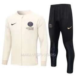 Paris Saint-Germain Ensemble Vestes d'Entraînement Homme 2023-24 Crème Paris Saint-Germain Ensemble Vestes d'Entraînement Homme 2023-24 Crème