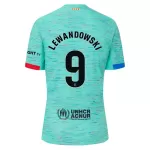 Maillot FC Barcelone Lewandowski 9 Homme Third 2023-24