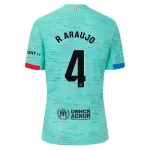 Maillot FC Barcelone R. Araujo 4 Homme Third 2023-24