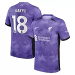 Maillot Liverpool Gakpo 18 Homme Third 2023-24