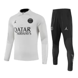 Paris Saint-Germain Kit Sweat d'Entraînement Homme 2023-24 Quart-Zip Gris