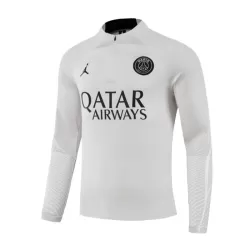 Paris Saint-Germain Kit Sweat d'Entraînement Homme 2023-24 Quart-Zip Gris