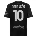 Maillot AC Milan Rafael Leao 10 Homme Fourth 2023-24 Noire