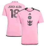 Maillot Inter Miami CF Jordi Alba Ramos 18 Homme Domicile 2024-25