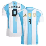 Maillot Argentine J. Alvarez 9 Homme Domicile 2024