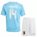 Maillot Belgique Lukebakio 14 Enfant Extérieur Euro 2024