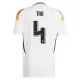 Maillot Allemagne Tah 4 Homme Domicile Euro 2024