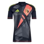 Maillot Gardien Belgique Homme Euro 2024 Noire