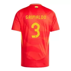 Maillot Espagne Alejandro Grimaldo 3 Homme Domicile Euro 2024