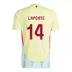 Maillot Espagne Aymeric Laporte 14 Homme Extérieur Euro 2024