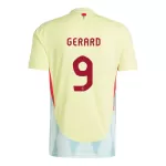 Maillot Espagne Gerard Moreno 9 Homme Extérieur Euro 2024