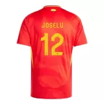Maillot Espagne Joselu 12 Homme Domicile Euro 2024