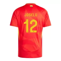 Maillot Espagne Joselu 12 Homme Domicile Euro 2024