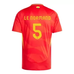 Maillot Espagne Robin Le Normand 5 Homme Domicile Euro 2024