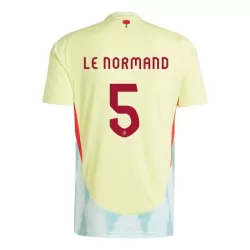 Maillot Espagne Robin Le Normand 5 Homme Extérieur Euro 2024