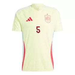 Maillot Espagne Robin Le Normand 5 Homme Extérieur Euro 2024