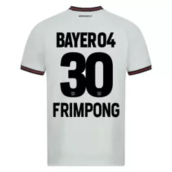 Maillot Bayer 04 Leverkusen Jeremie Frimpong 30 Homme Extérieur 2023-24