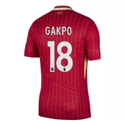 Maillot Liverpool Gakpo 18 Homme Domicile 2024-25