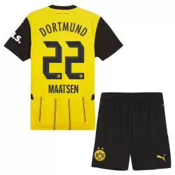Maillot Borussia Dortmund Maatsen 22 Enfant Domicile 2024-25