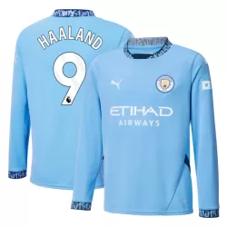 Maillot Manches Longues Manchester City Haaland 9 Homme Domicile 2024-25 Maillot Manches Longues Manchester City Haaland 9 Homme Domicile 2024-25