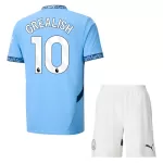 Maillot Manchester City Grealish 10 Enfant Domicile 2024-25
