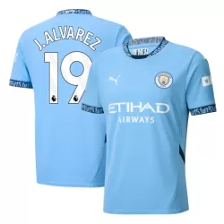 Maillot Manchester City J. Alvarez 19 Homme Domicile 2024-25 Maillot Manchester City J. Alvarez 19 Homme Domicile 2024-25