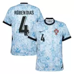 Maillot Portugal Ruben Dias 4 Homme Extérieur Euro 2024