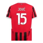 Maillot AC Milan Jovic 15 Homme Domicile 2024-25