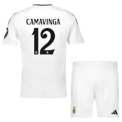 Maillot Real Madrid Camavinga 12 Enfant Domicile 2024-25 Maillot Real Madrid Camavinga 12 Enfant Domicile 2024-25