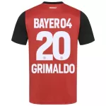 Maillot Bayer 04 Leverkusen Alejandro Grimaldo 20 Homme Domicile 2024-25