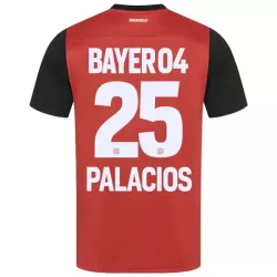 Maillot Bayer 04 Leverkusen Exequiel Palacios 25 Homme Domicile 2024-25