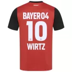 Maillot Bayer 04 Leverkusen Florian Wirtz 10 Homme Domicile 2024-25