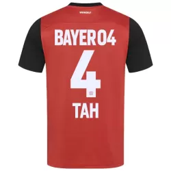 Maillot Bayer 04 Leverkusen Jonathan Tah 4 Homme Domicile 2024-25