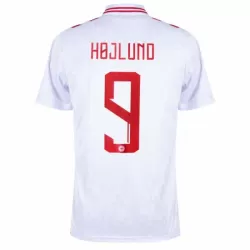 Maillot Danemark Højlund 9 Homme Domicile Euro 2024
