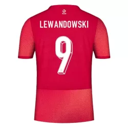 Maillot Pologne Lewandowski 9 Homme Extérieur Euro 2024