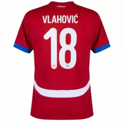 Maillot Serbie Vlahovic 18 Homme Domicile Euro 2024