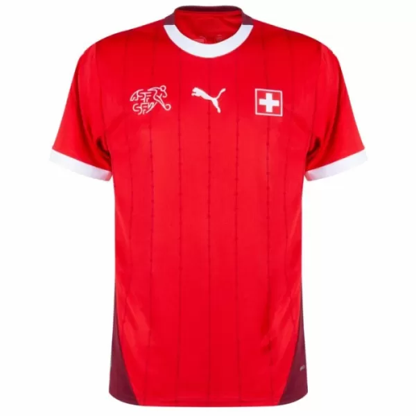 Maillot Suisse Xhaka 10 Homme Domicile Euro 2024